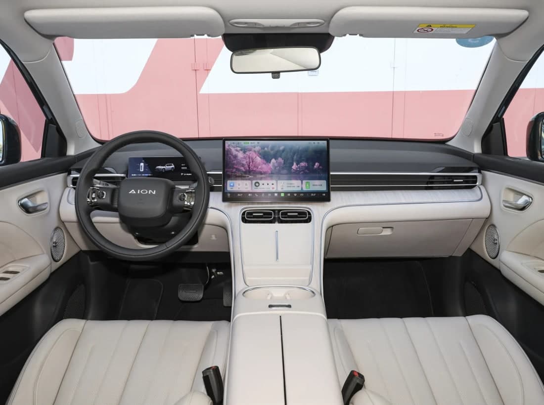 Aion electric vehicle interior